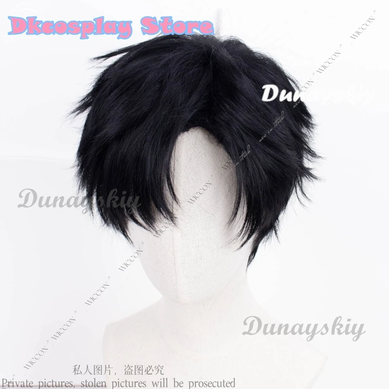 Ivan Alien Stage Anime Cosplay Costume Wig Man Woman Stage Costume Black Idol Handsome Suit Adult Party Role Play Daily Outfit