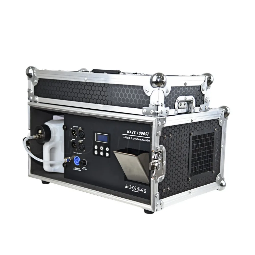 With 1Flight Case 1000W Haze Machine DMX Remote Control Mist Hazer Machine