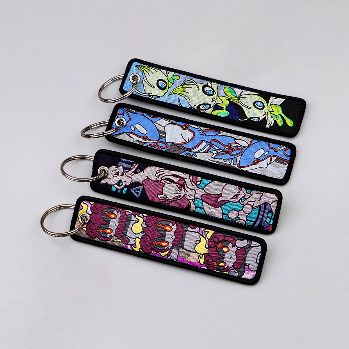HEISSER VERKAUF Pokémon Anime Monster Schlüsselanhänger für Autos, Rucksäcke, Schlüsselhalter, bestickte Schlüsselringe, Schlüsselanhänger, Jet-Tags, Zubehör, Geschenk, 1 Stück – Detail 5