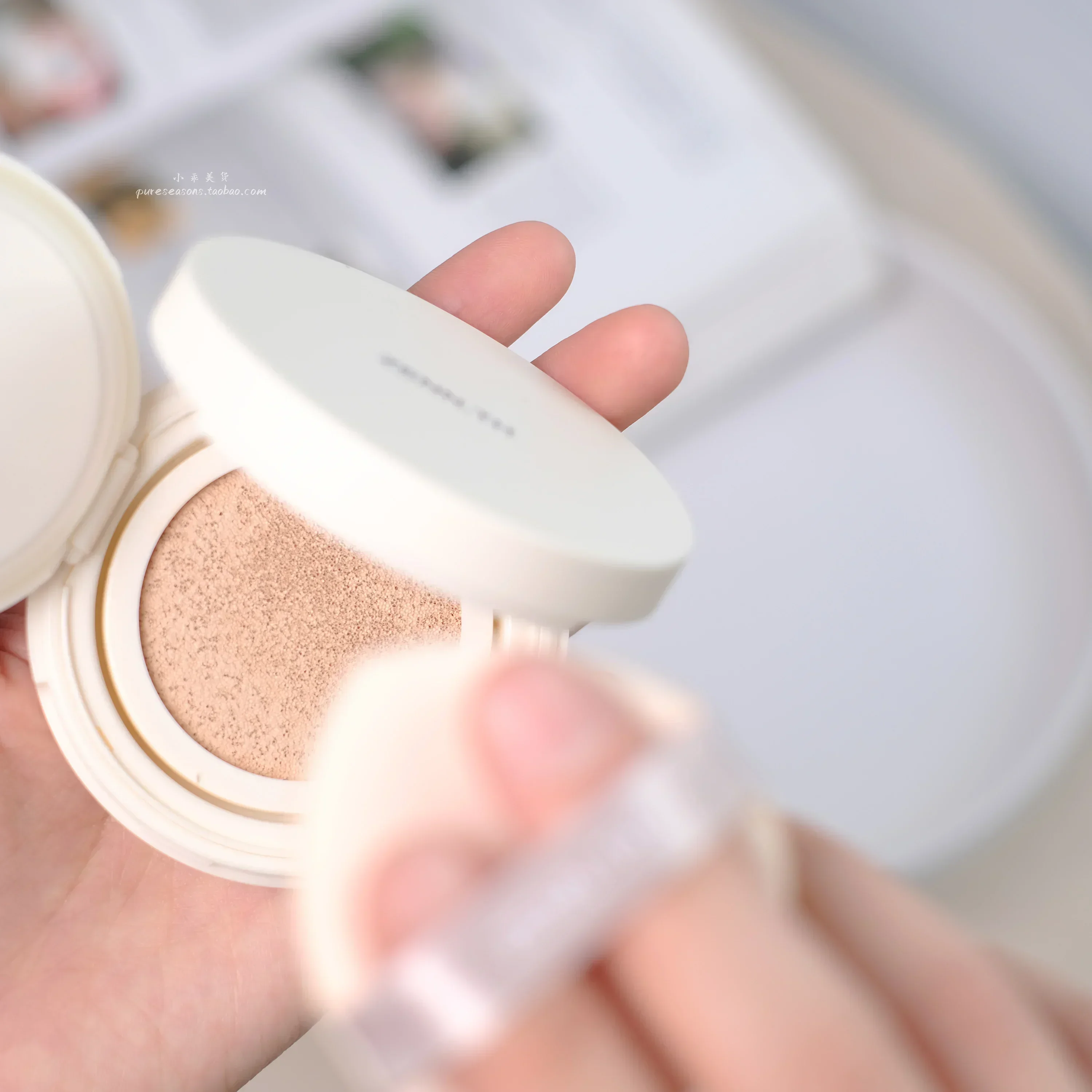 ZENN.TH Air Cushion BB Cream corrector cremoso hidratante de larga duración sin eliminación de maquillaje base de Control de aceite para mujeres