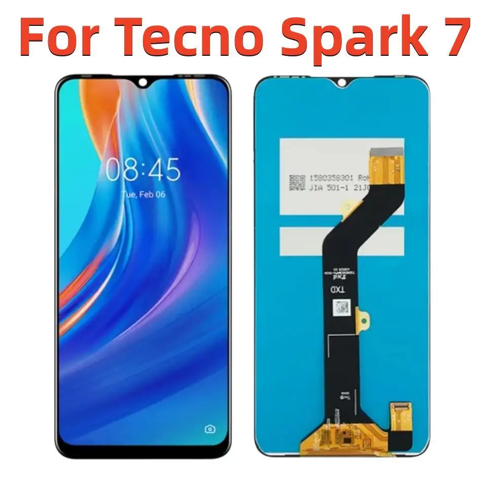 

Original For Tecno Spark 7 Display KF6J KF6N LCD Touch Screen Digitizer For Tecno Spark 7 KF6M LCD Assembly