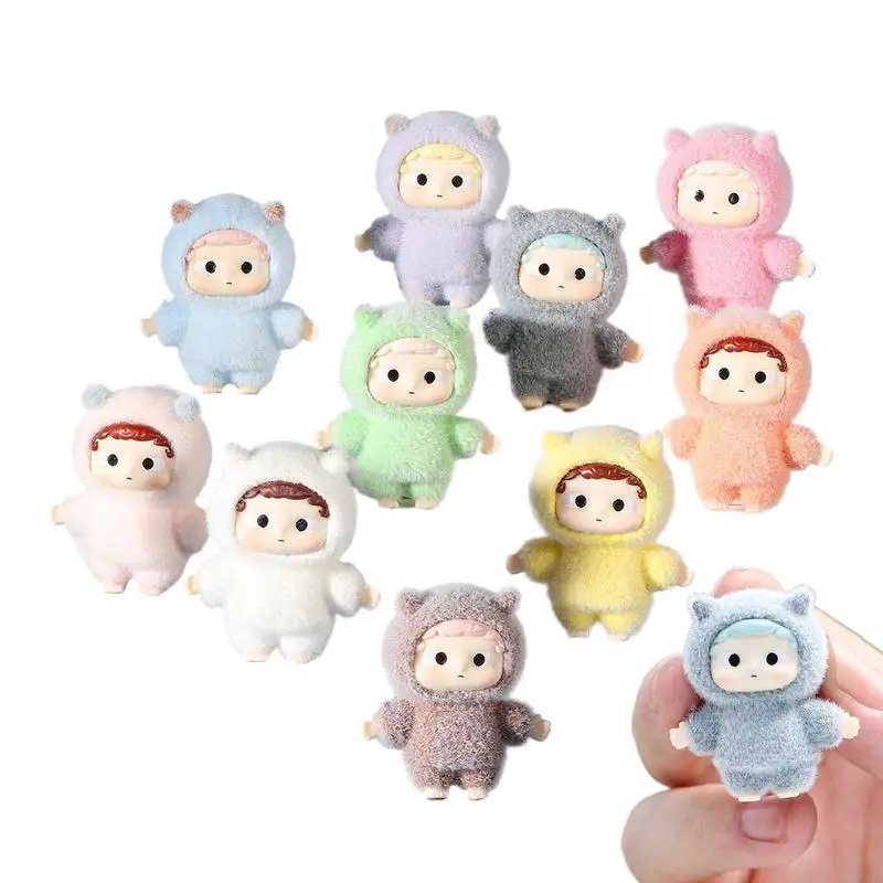 Collectible Desktop Ornaments Cute Cartoon Image Collectible Dolls Soft And Skin-Friendly Portable Play Figure For Men Women