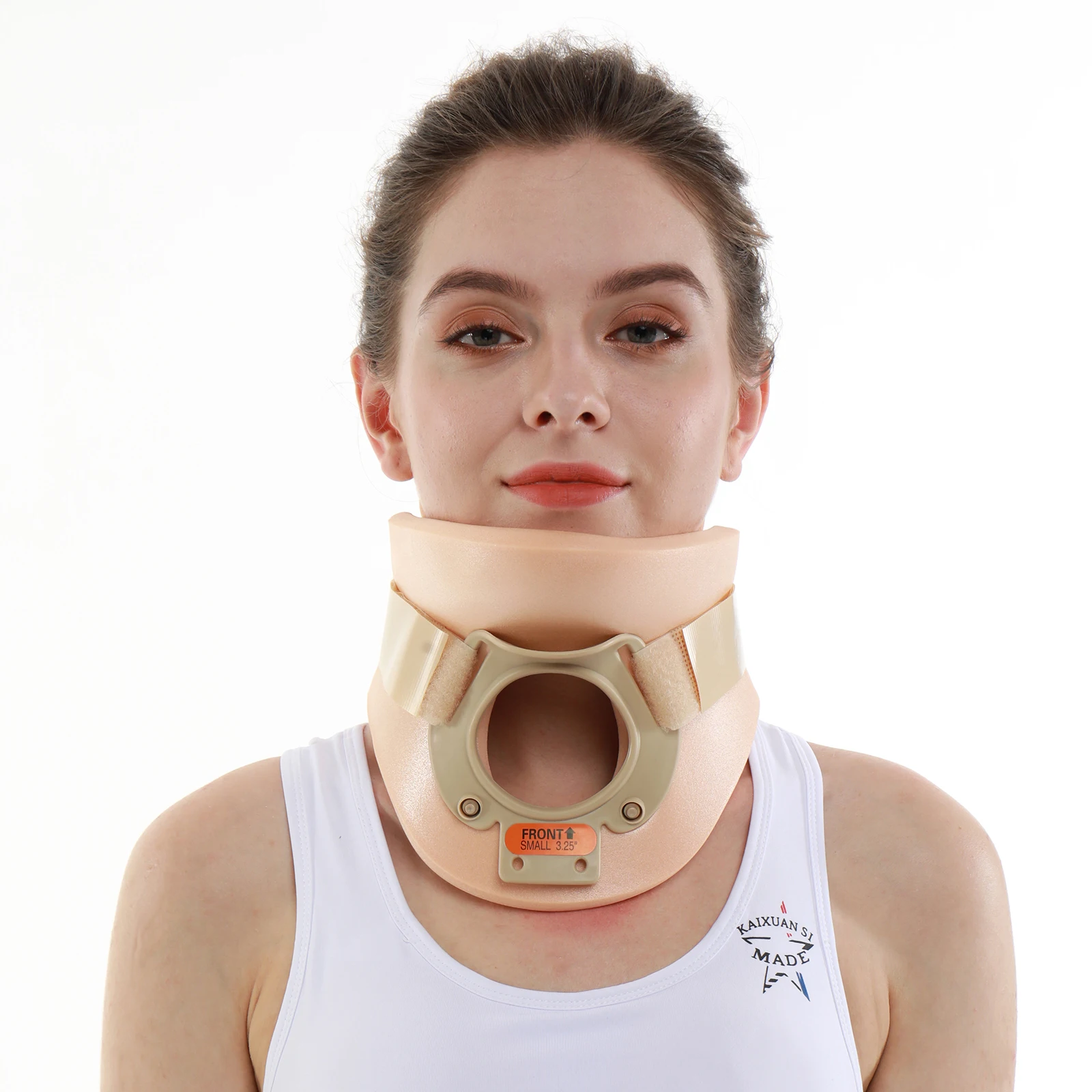 HKJD Cervical Collar Immobilizer Collar Support Neck Traction Device - Imported British Foam Philadelphia Neck Brace - Adult