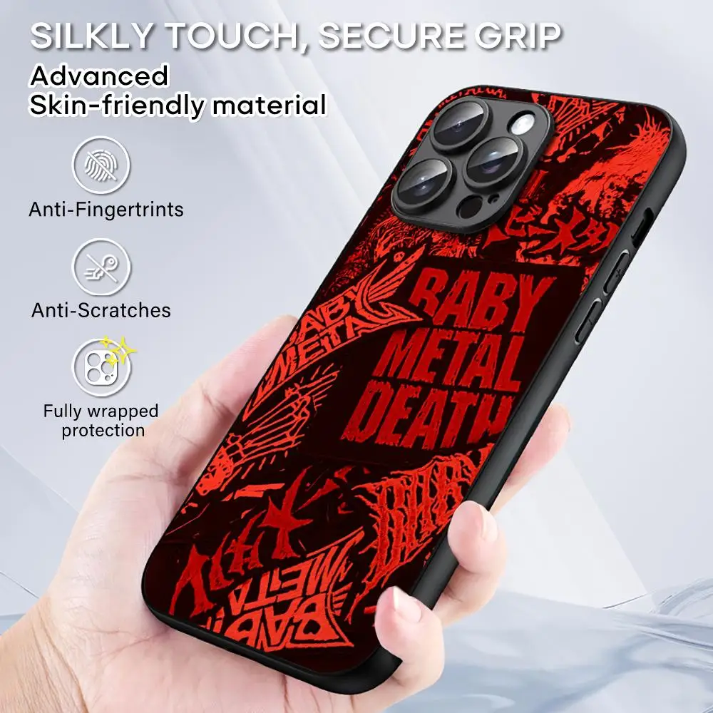 حافظة هاتف معدنية للفتيات من فريق آيفون 16 15 14 13 12 11 Plus Pro Max إصدار محدود حافظة صلبة سوداء من جلد الغنم #3