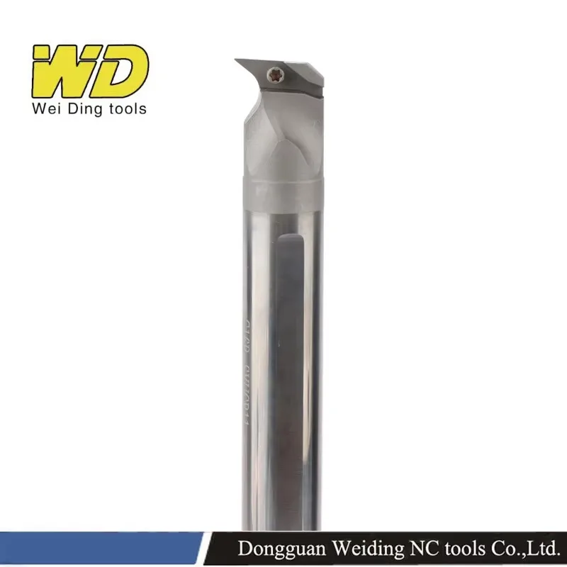 JIK Customizable Carbide Internal Turning Tool SVUCR VCGT Blade for CNC Turning Centers Lathes (C10M/C12Q/C14Q/C16/C20/C25T)