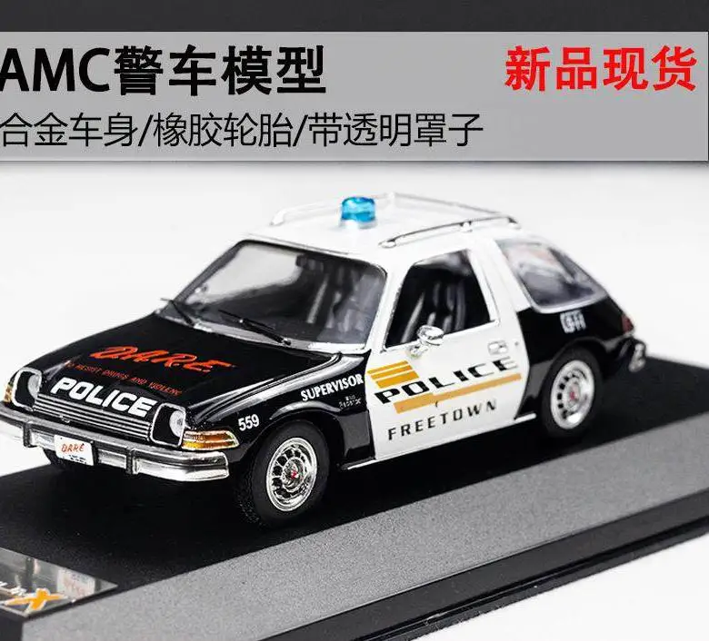 Premiumx 1:43 Amc Pacer Usa Police 1975