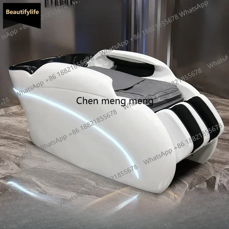 Q181 Smart Electric Massage Shampoo Chairs Barbershop Hair Salon Hair Stylist Shower Shampoo Bed Salon Furniture Shampouineuse