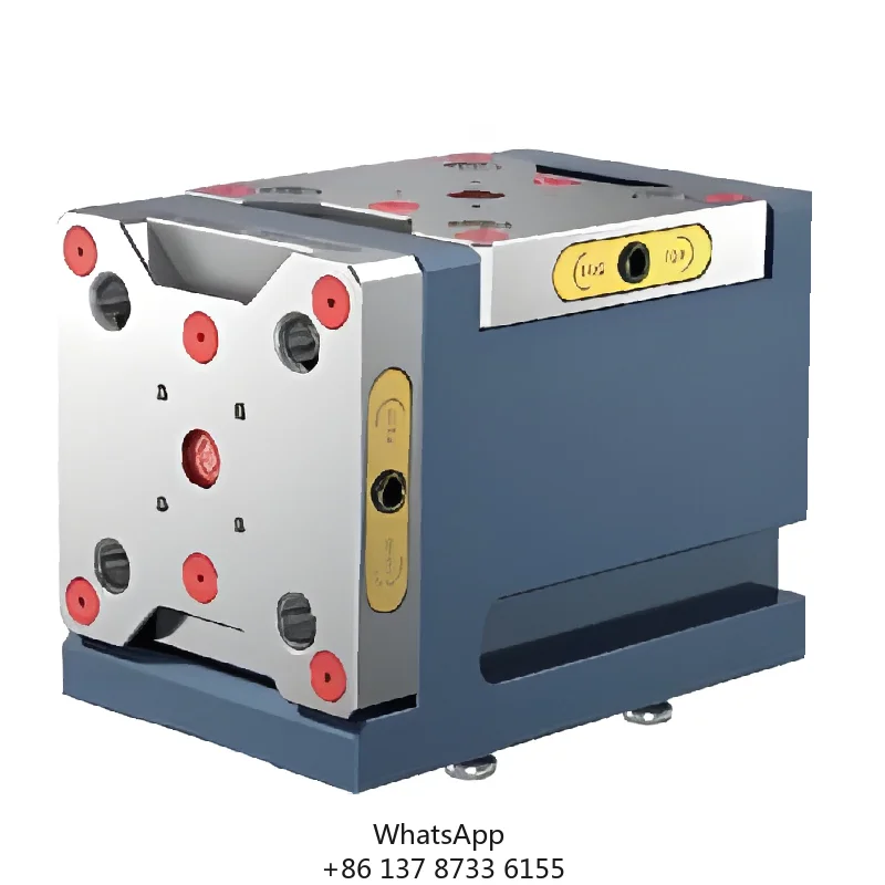 CNC Quick Change Holder For Machining Centers, High Rigidity Workholding With Self-Centering Vise Adapter Plate