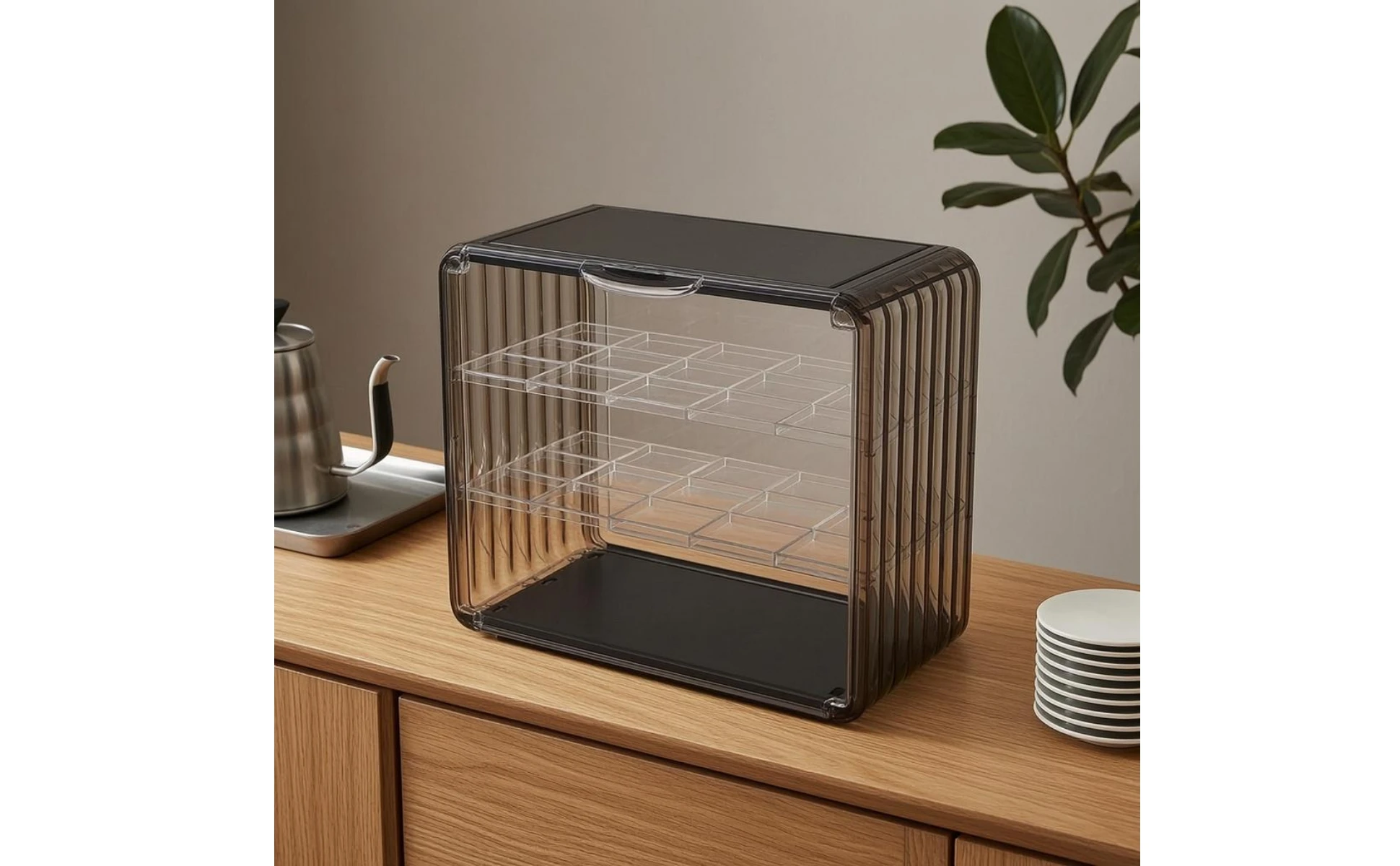 Acrylic Cup Storage Rack Space-Saving Two-Tier Cup Organizer Mug Display Case Shatterproof Tumbler Storage Rack Waterproof Acrylic Cup Storage Rack Space-Saving Two-Tier Cup Organizer Mug Display Case Shatterproof Tumbler Storage Rack Waterproof