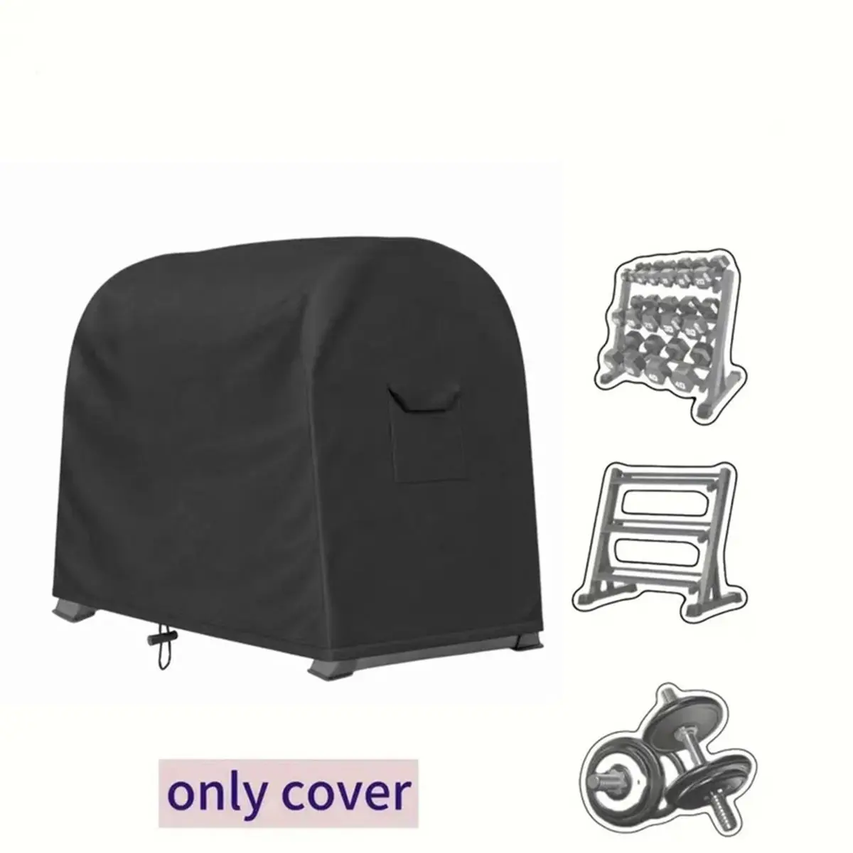 【TODAY-BUY】~@ Dumbbell Weight Rack Cover Waterproof Dustproof for Home Gym Dumbbell Set Brackets