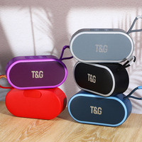 2025 New TG689 Bluetooth Speaker with USB, Portable Oval Wireless Outdoor Speaker, Stylish Mini Soundbox