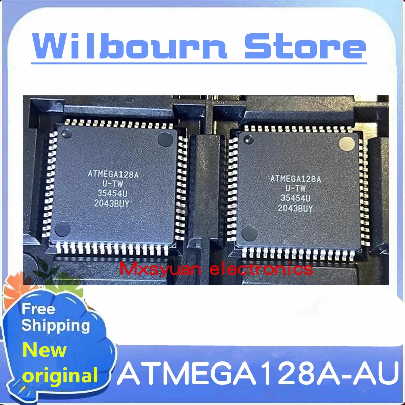 10PCS~50PCS/LOT ATMEGA128A-AU ATMEGA128AU-TW ATMEGA128A U-TW TQFP64 100% New Spot stock