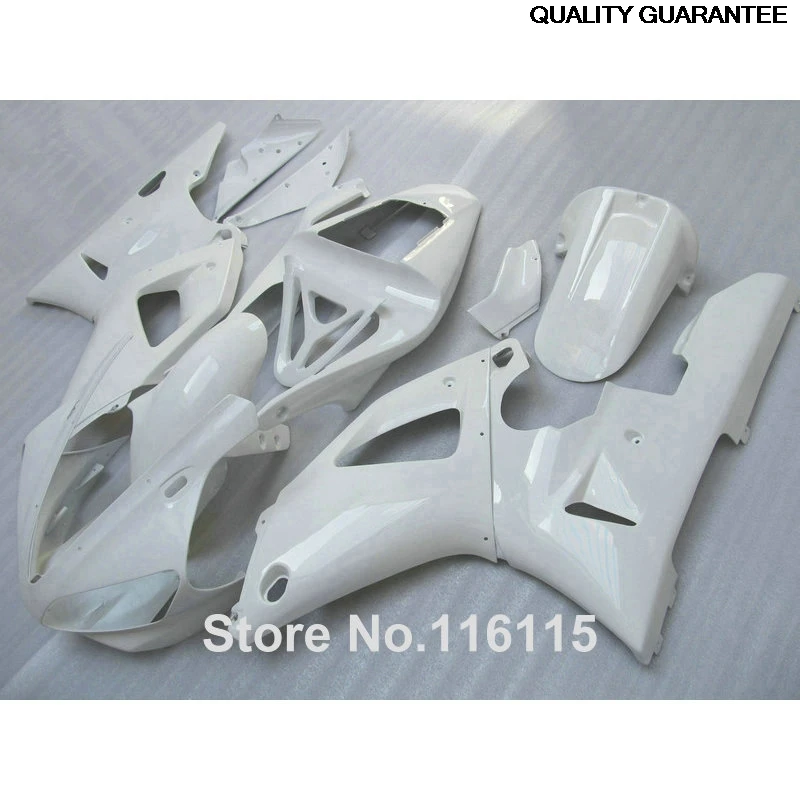 

fairings for YAMAHA YZF R1 2000 2001 all white ABS fairing kit R1 00 01 Injection molding 3123