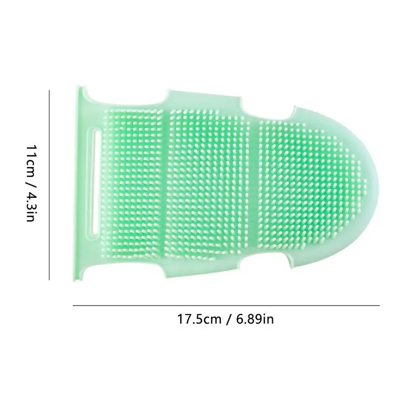 Body Wash Scrubber Double-Sided Massager Shower Scrub Gloves Body Brushes For Sensitive Skin Dry Skin Oily Skin Combination Skin