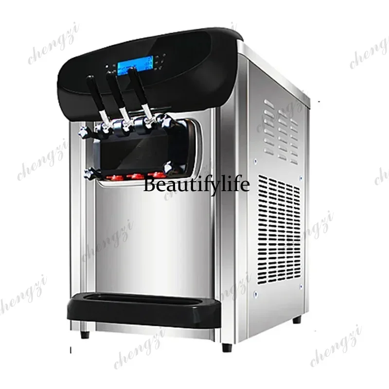 

A81 Household 220v 2200W Ice Cream Machine Commercial Automatic Cone Ice Cream Maker Desktop Small Soft Ice Cream Sundae Machine