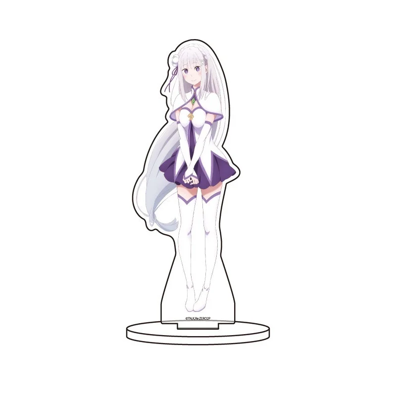 Anime Re Acrylic Stand Card Life in A Different World From Zero Rem Emilia Ram Ornaments Natsuki Subaru Desktop Decor 15cm