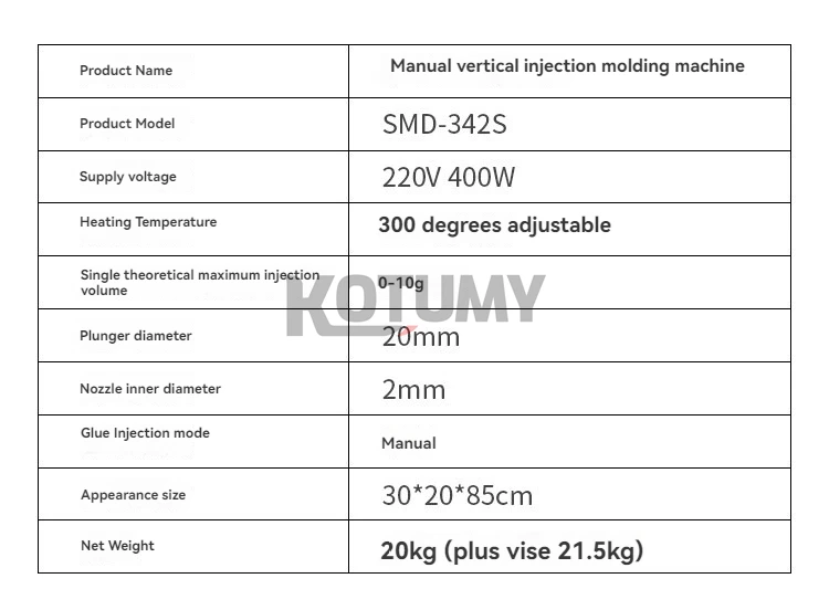 Máquina de moldeo por inyección Vertical Manual de escritorio, 220V, 110V, máquina de moldeo de plástico a prueba de laboratorio, extrusora de goma eléctrica