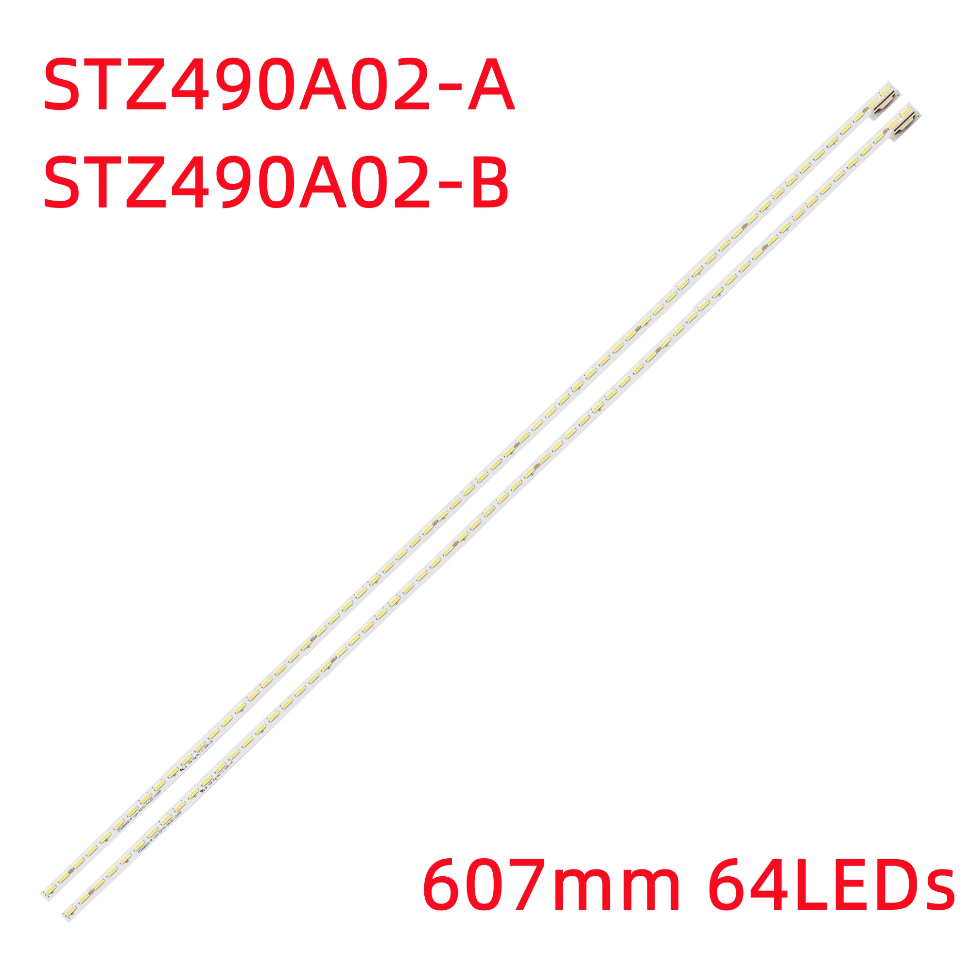 2 Pz/set TV LED Striscia di Retroilluminazione STZ490A02_A STZ490A02_B Per L49E5700A D49A571U 49E790U 49UD1000 MT4851D01-1 CS0T49LB02