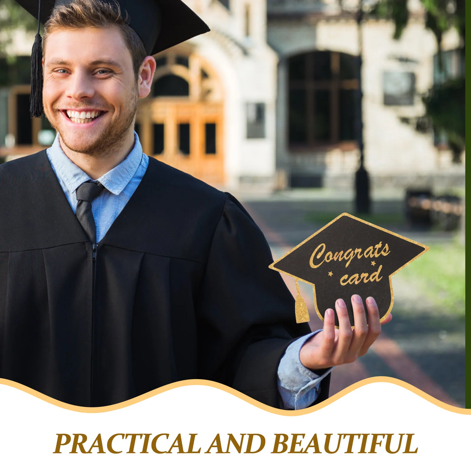 30Pcs 졸업 테마 종이 카드 다양한 파티 축제에 적합한 훌륭한 솜씨 축하 카드