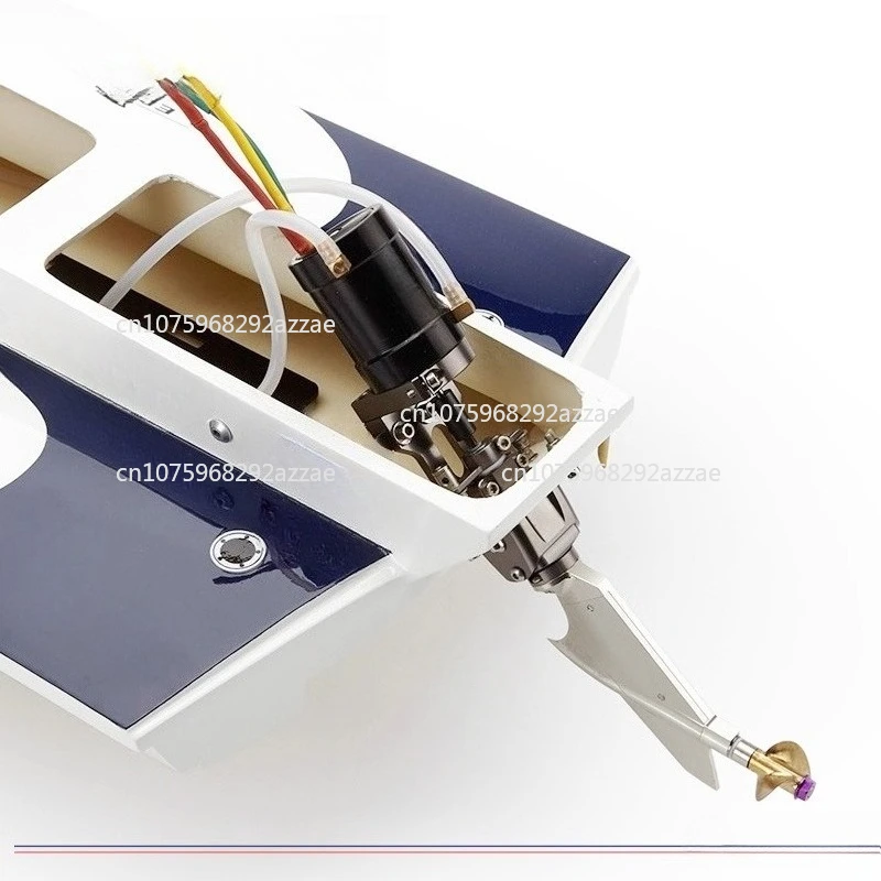 シミュレートされたf1レーシングパワーシステム搭載、操舵機能付きボート船尾機モデルボートアクセサリー