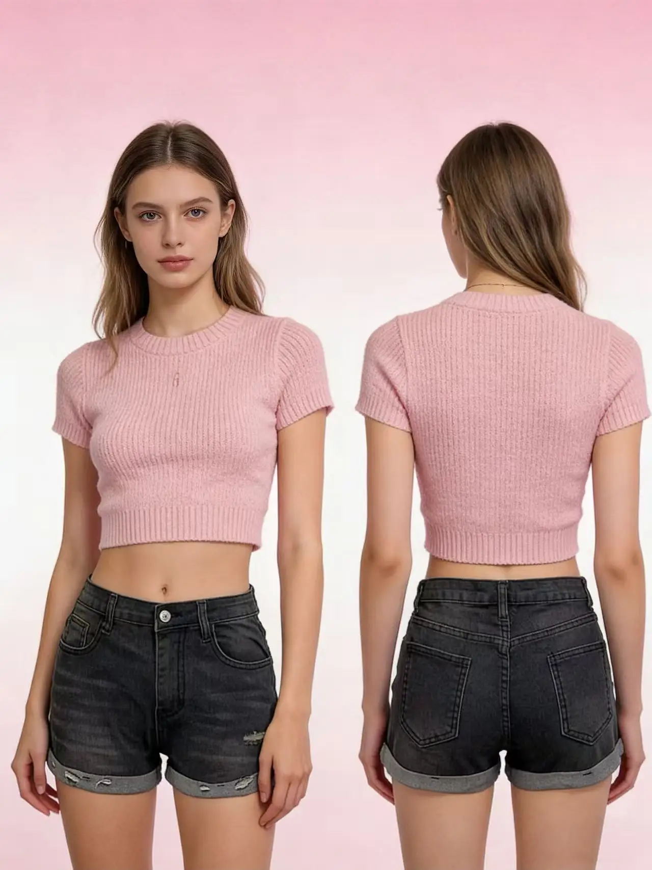 

Sexy Slim Denim Shorts Ripped Tassel High Waist Jean Shorts Casual Distressed Short Trendy Low Rise Womens Cutoff Shorts
