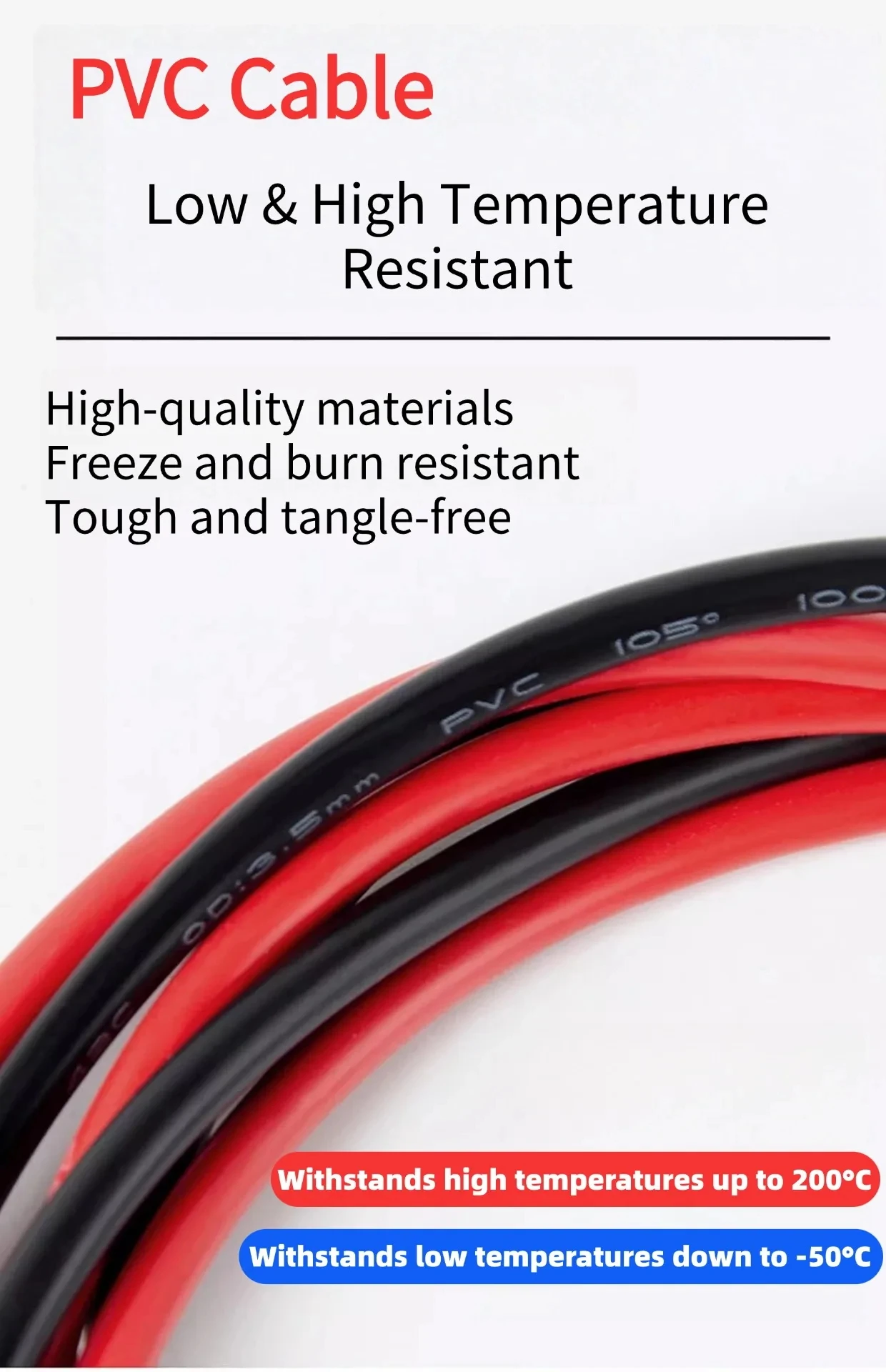 Nowe przewody pomiarowe do multimetru Kabel uniwersalny 10A/20A Miękki przewód silikonowy Tester końcówek igłowych Sonda Drut Kabel długopisowy — zdjęcie 5