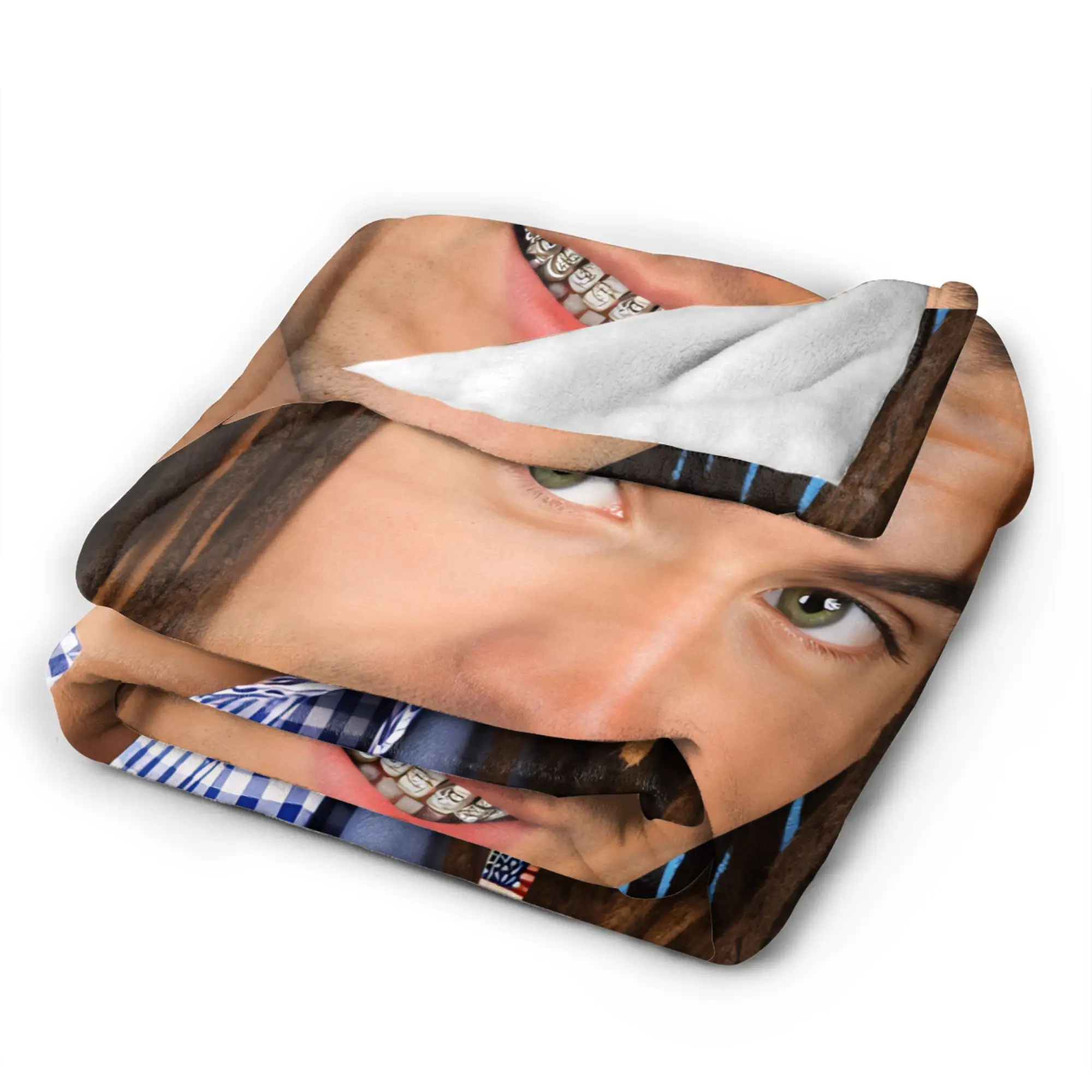 Soft Comfy Blankets Travel Funny Meme Charlie Kirk Bedding Throws Novelty  Bedspread For Home Decor