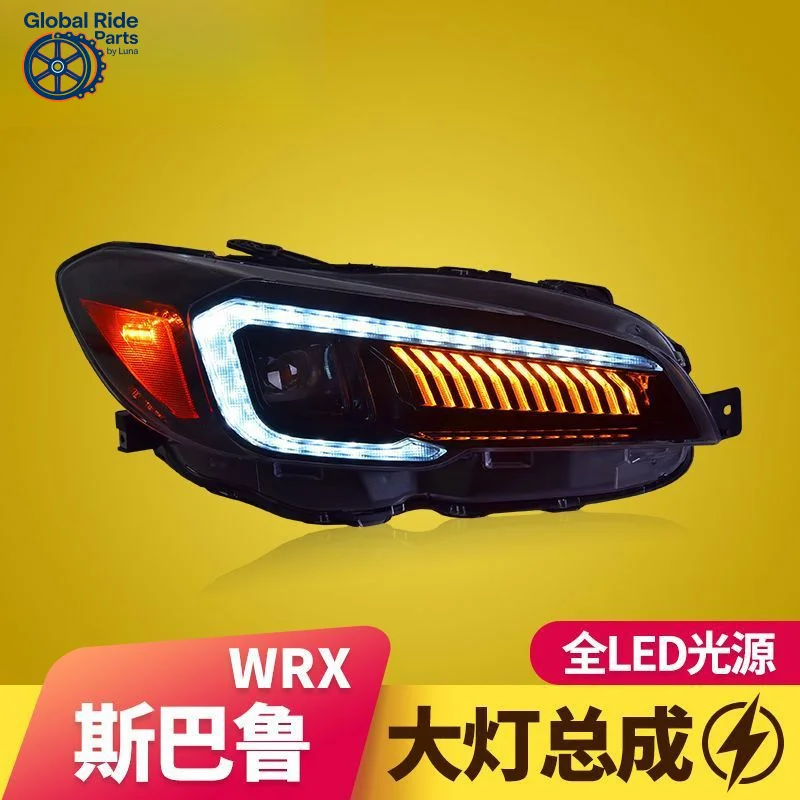 

Suitable for Subaru WRX Headlight Assembly Modification Daytime Running Lights Flowing Turn Signals LED Lens Headlights