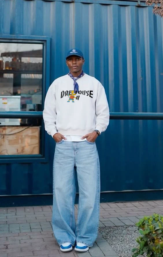 

Drew House Autumn And Winter Loose Fitting Men's and Women's Round Neck Street Fashion Coat