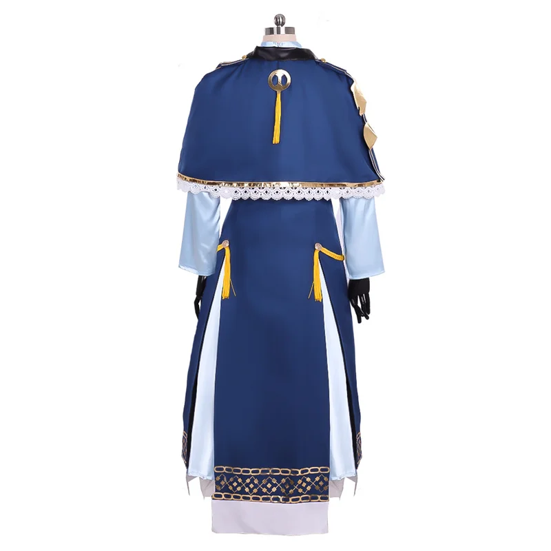 Gioco Fire Emblem Three Houses Marianne Costume Cosplay Donna Abito blu Abiti da festa di Halloween