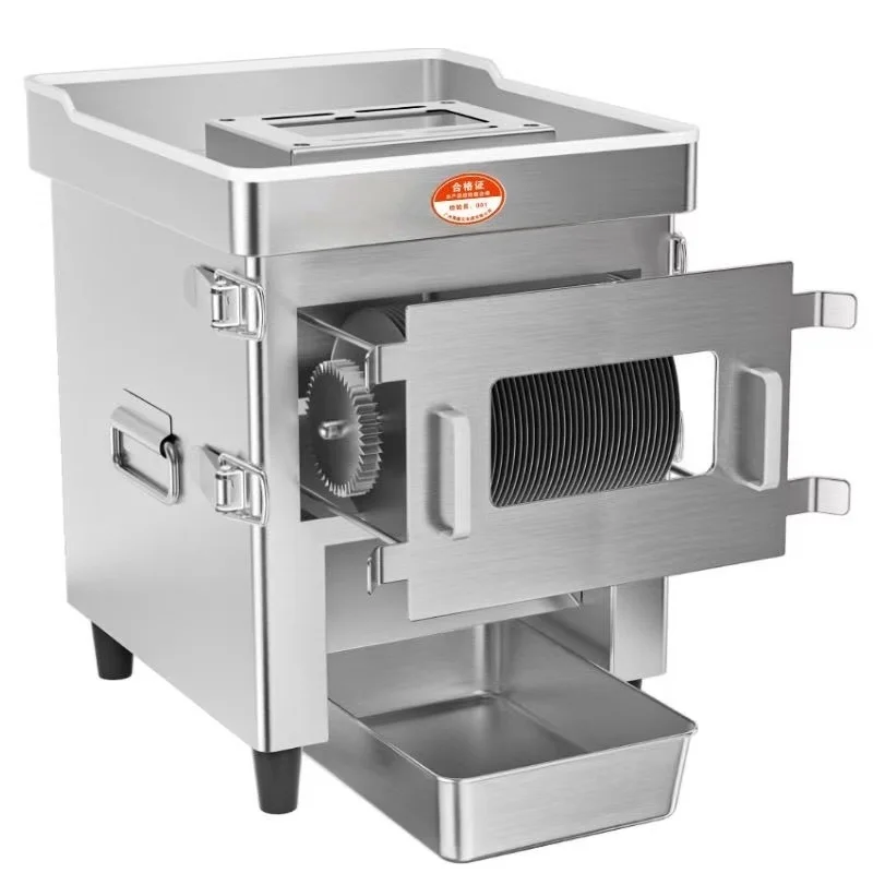 

Новая промышленная автоматическая портативная машина для измельчения и нарезки говядины из нержавеющей стали 304, производительность 200 кг/ч