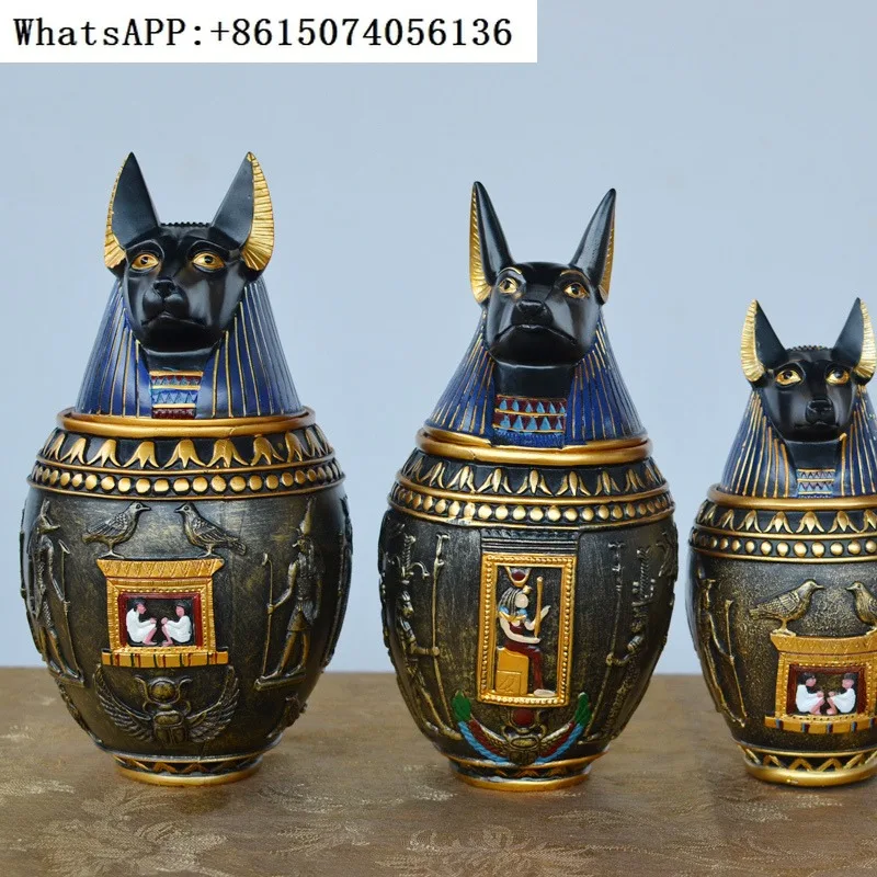 

Pet ash box, ancient Egyptian pharaohs, gods guarding the origin of Egypt, imported cat, dog, and deceased ashes can