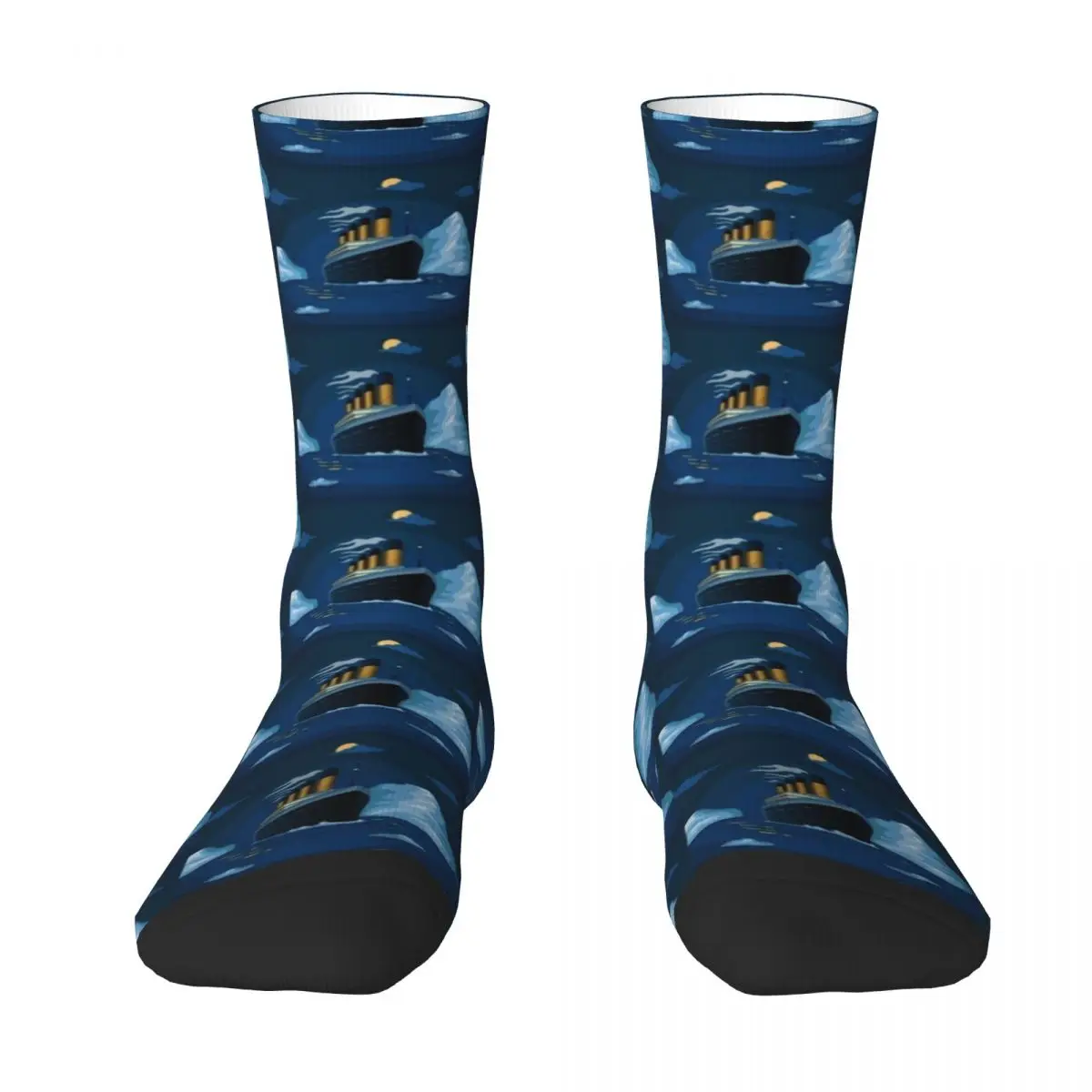 Titanic Ship 3D Printing Fashion Casual Socks 3D Printing Socks Novelty Personalized Gift Socks