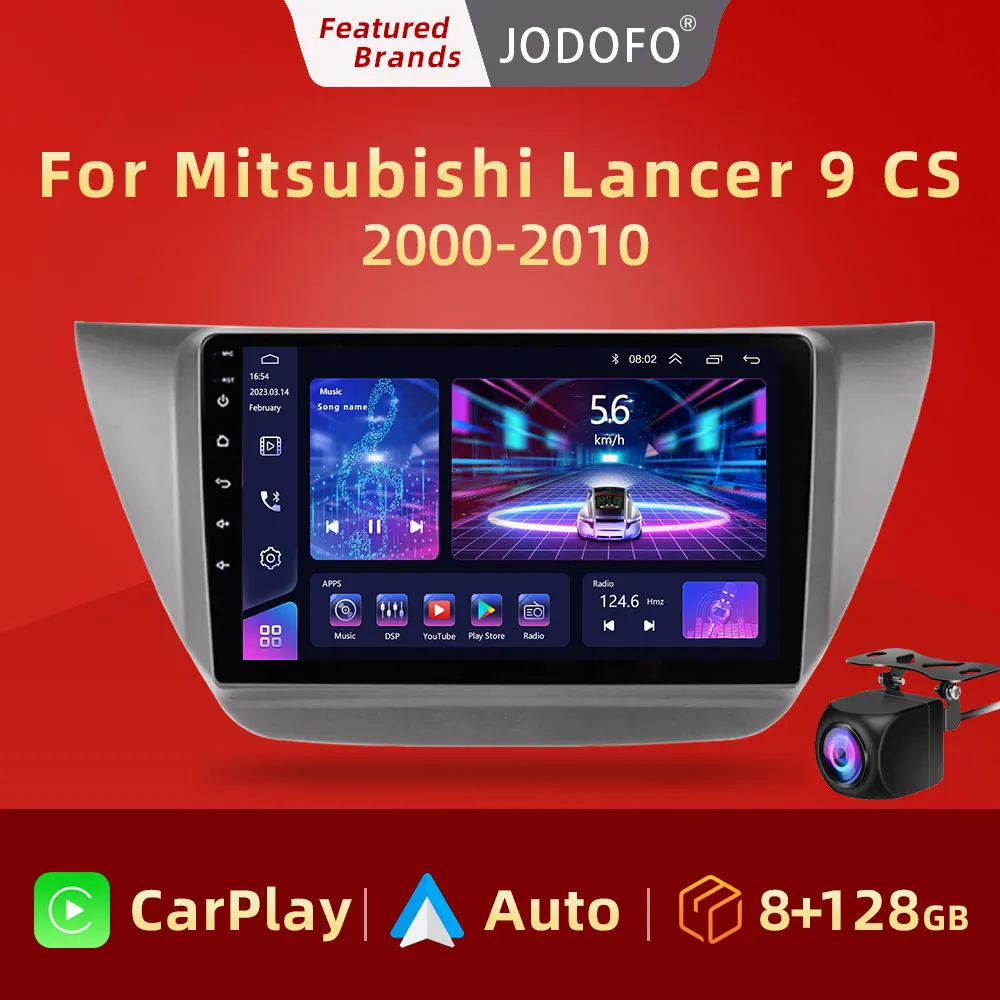 

For Mitsubishi Lancer 9 CS 2000-2010 Android 11 Car Radio Multimedia Video Player 2Din GPS Carplay DVD Head Unit Stereo Speakers