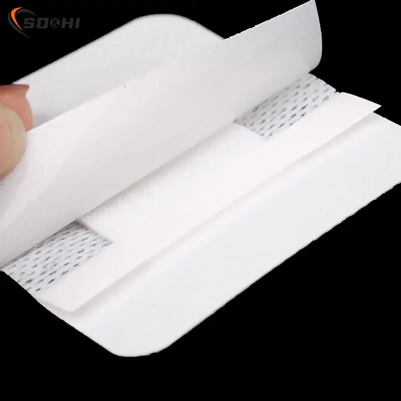 10Pc Medical Adhesive Plaster Breathable Waterproof Transparent Tape PU film