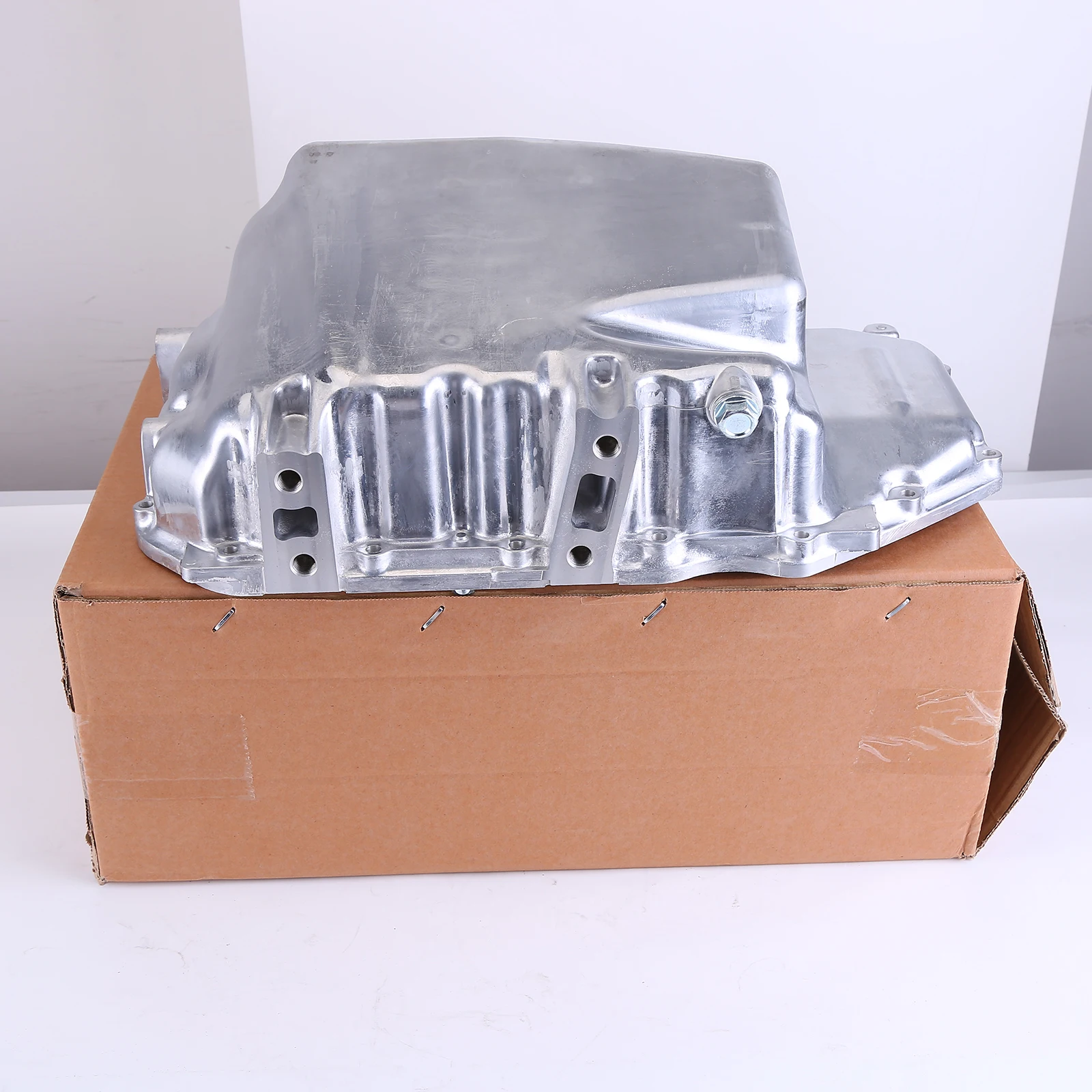 

Aluminum Engine Oil Pan Sump Compatible for 2007 2008 2009 Honda CR-V CRV l4 2.4L 264-414