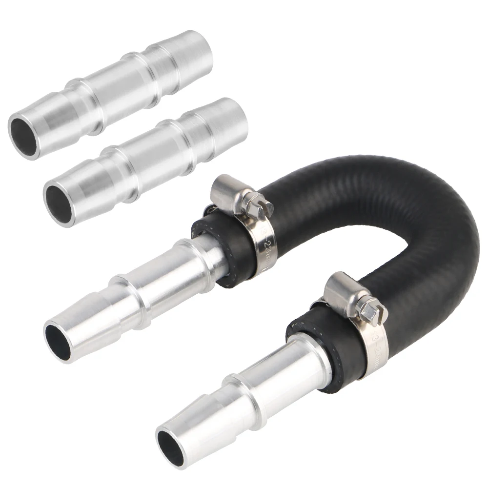 Engine Heater Cores Bypass Kit with 5/8'' 3/4'' Hose Compatible with Most Common Heater Hoses Engine Heater Cores Bypass Kit