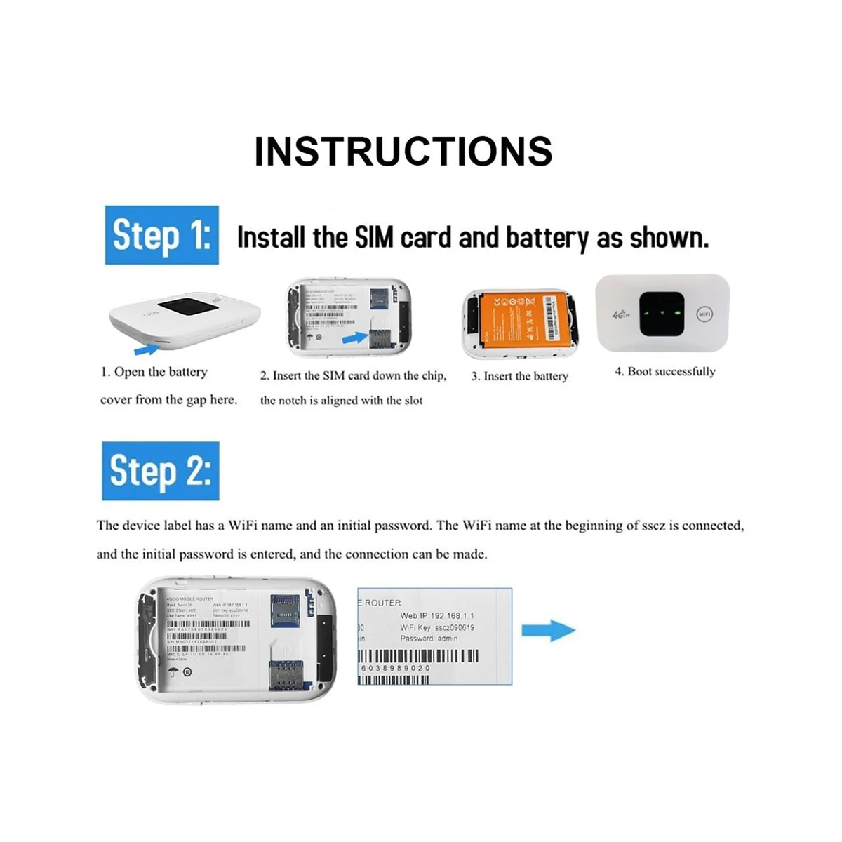 4G Wifi Router Mifi 150Mbps Wifi Modem Auto Mobiele Wifi Draadloze Hotspot Ondersteuning 10 Gebruikers Met Simkaart