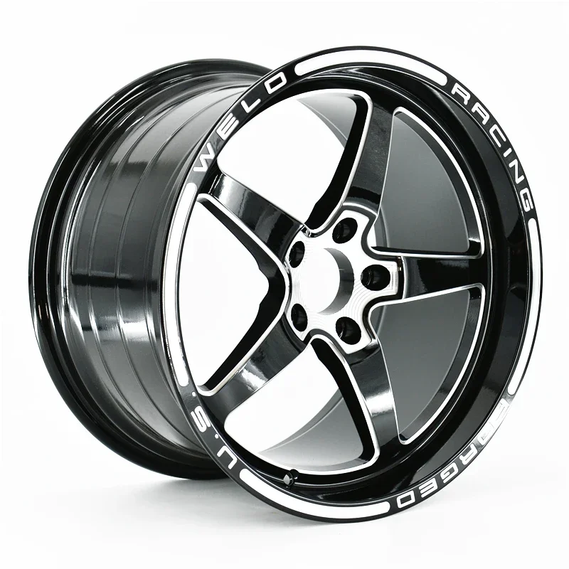 675F Five Spoke 18 Inch Casting 5x114.3 Car Mag Wheels Alloy Rims For Ford Mustang