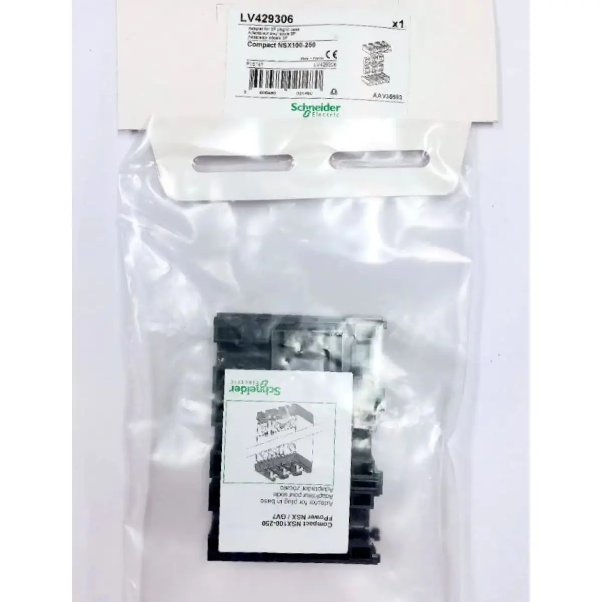

LV429306 connection adapter for plug in base, ComPact NSX100/160/250, 3 poles
