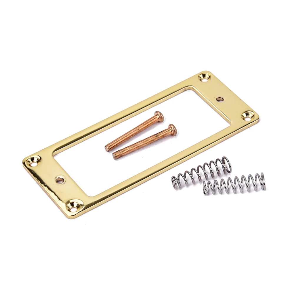 

Frame Guitar Pickups Humbucker Electric Parts Rings Double Coil Flat Cover Pickupsingle Mounting Bracket