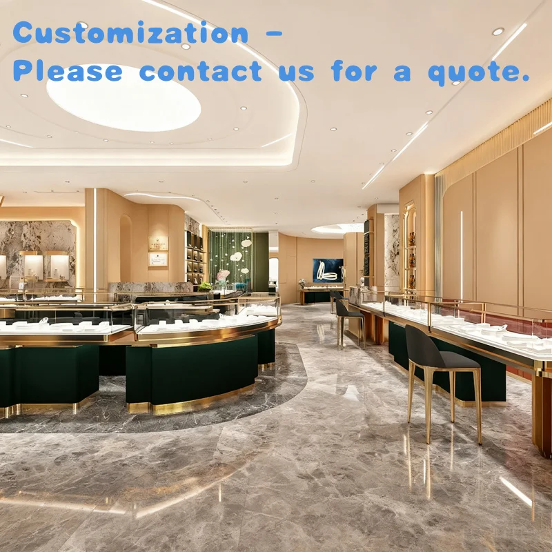

custom.Factory Custom Jewelry Kiosk Counter Design Store Display Mall Furniture Glass LED Showcase Cabinet
