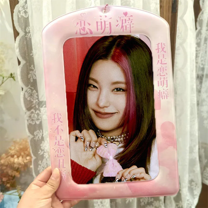 A4 Card Organizer Card Holder Card Holder Kpop Jumbo Card Holder Card Book Decoration Hanging Photo Organizer Girl Gift K-pop