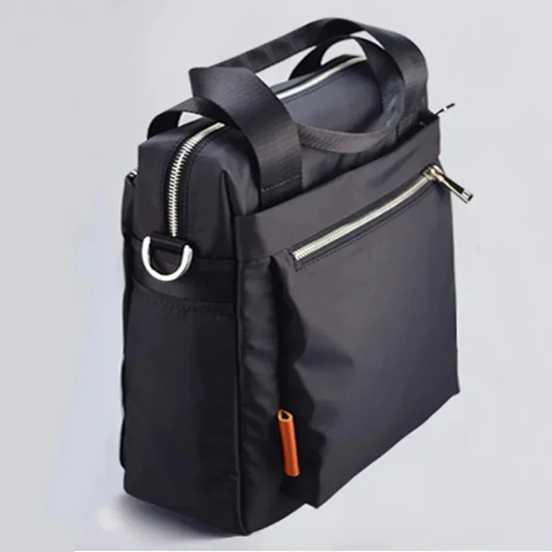 New Men's Shoulder Bags Waterproof Wear-resistant Multi-function Large-capacity Vertical Simple Business Outdoor Casual Handba