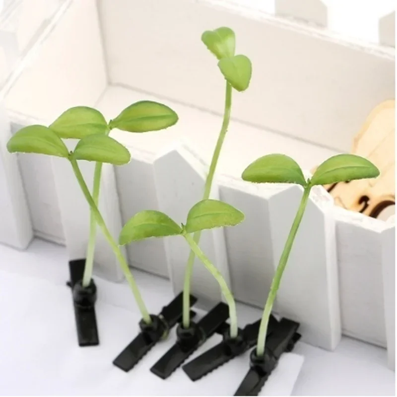 5PCS Novelty Cute Plant Antenna Hairpin Unisex Fun Hairclip Ladies Men's Children Bobby Pin Wedding Party Decoration