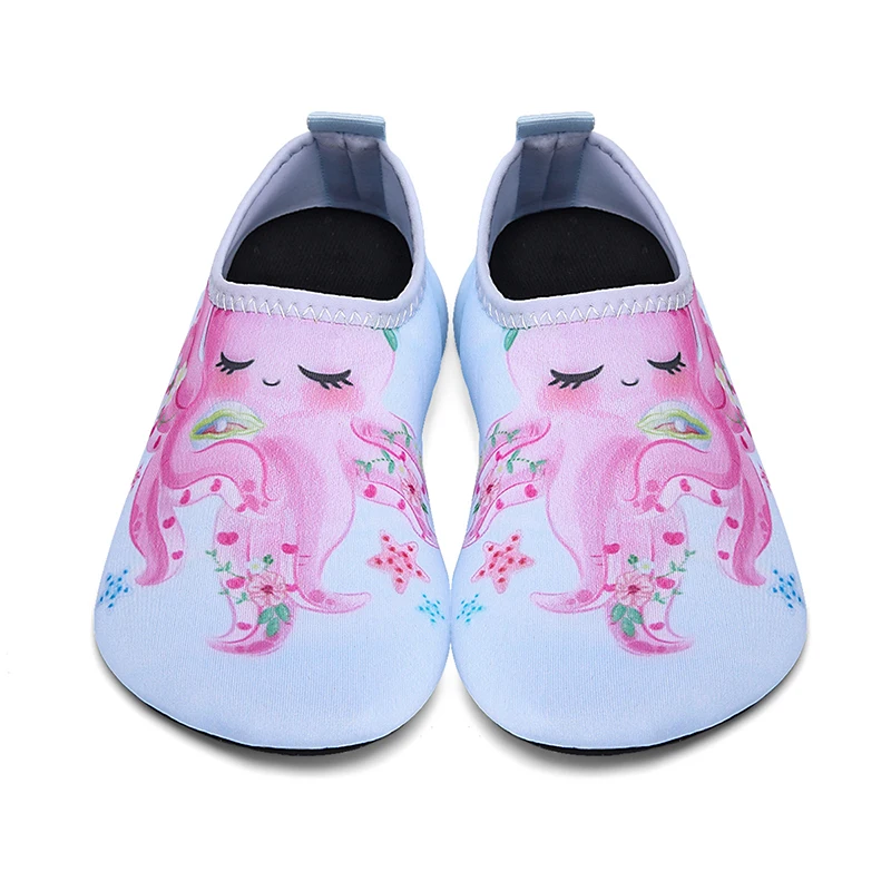 Kids Water Shoes Girls Boys Beach Swimming Shoes Quick Dry Non-Slip Water Skin Barefoot Sports Shoes Aqua Pool Snorkeling Socks