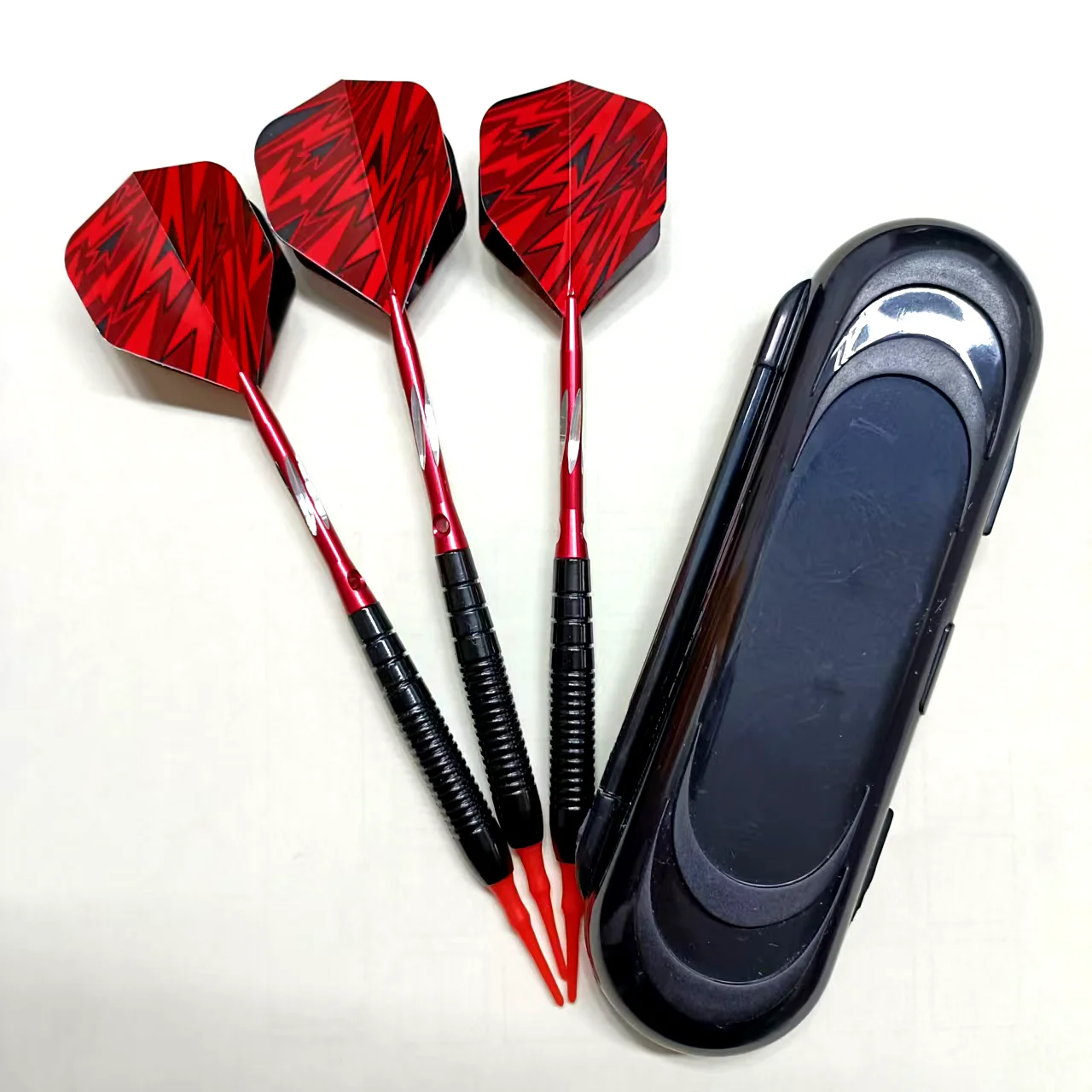 

17g Soft Tip Darts Professional Indoor Dart Set with Aluminum Shafts Extra Flights Storage Case for Electronic Dartboard Games
