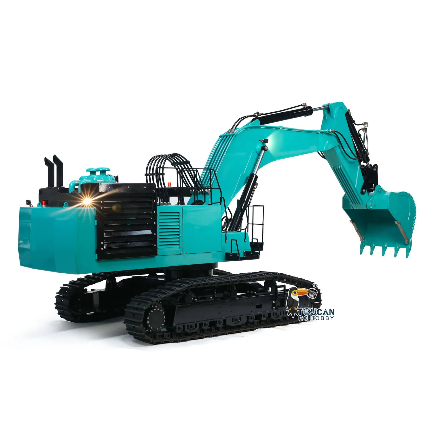 1/8スケール PC1250 RC油圧ショベル メタル製 重機 ライト付き 大型完成車 トラック 車両 おもちゃ