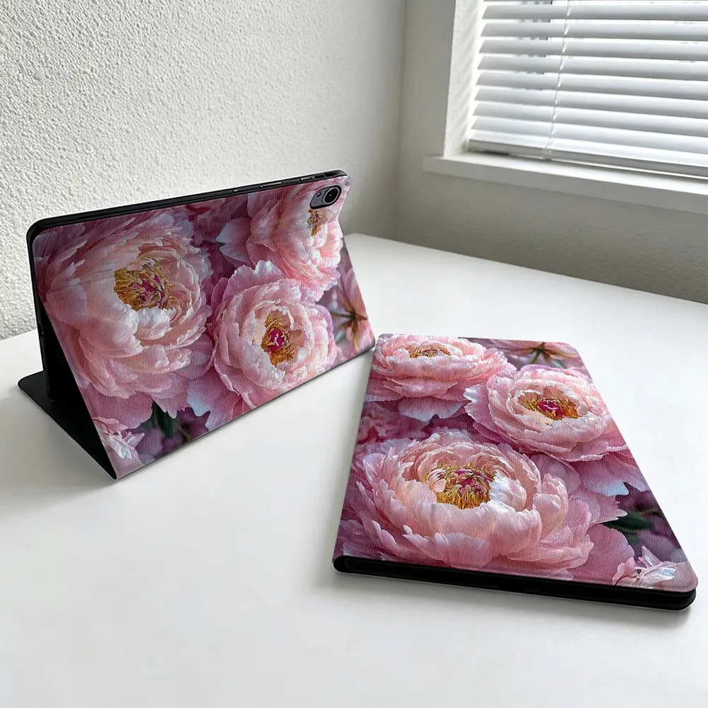 Pink Peony Flowers Cover For Huawei MatePad MediaPad MagicPad Honor Pad 10 9 8 X10 X9 X8 Pro Soft Inch Tablet Case