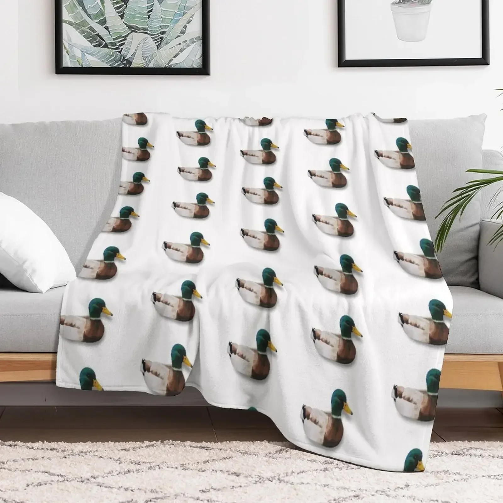 

Mallard Duck Throw Blanket decorative Comforter Blankets For Bed Blankets Beautifuls Loose Flannel Fabric Bed linens Blankets